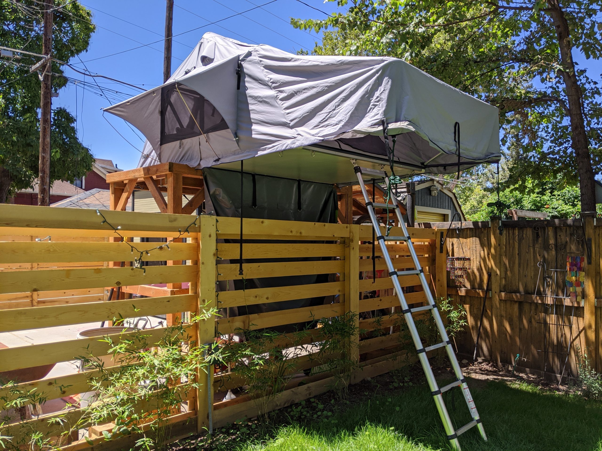 Backyard Micro-Adventure Camping with a Rooftop Tent